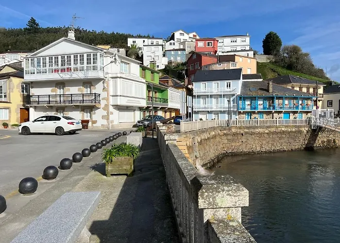 En Porto Do Barqueiro Con Terraza Mirando Al Mar *